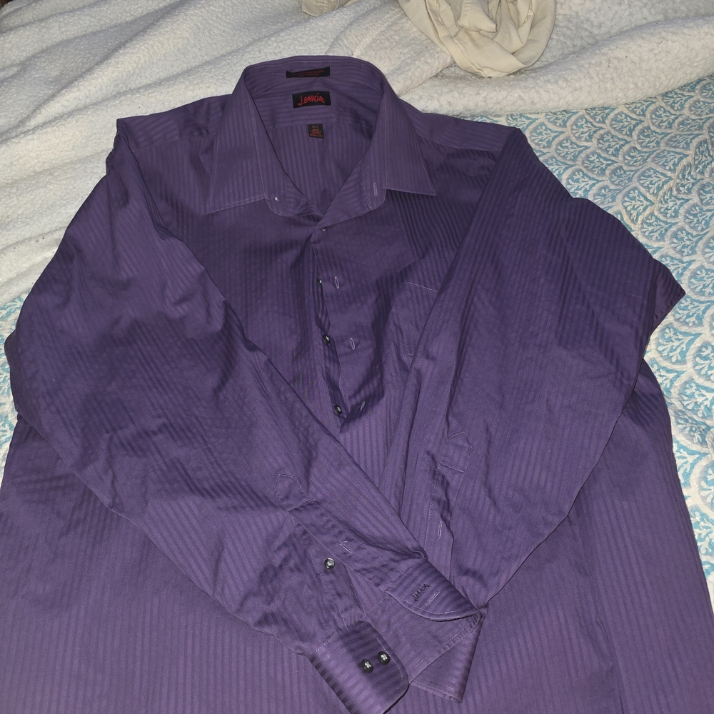 J. Garcia Deep Purple Dress Shirt